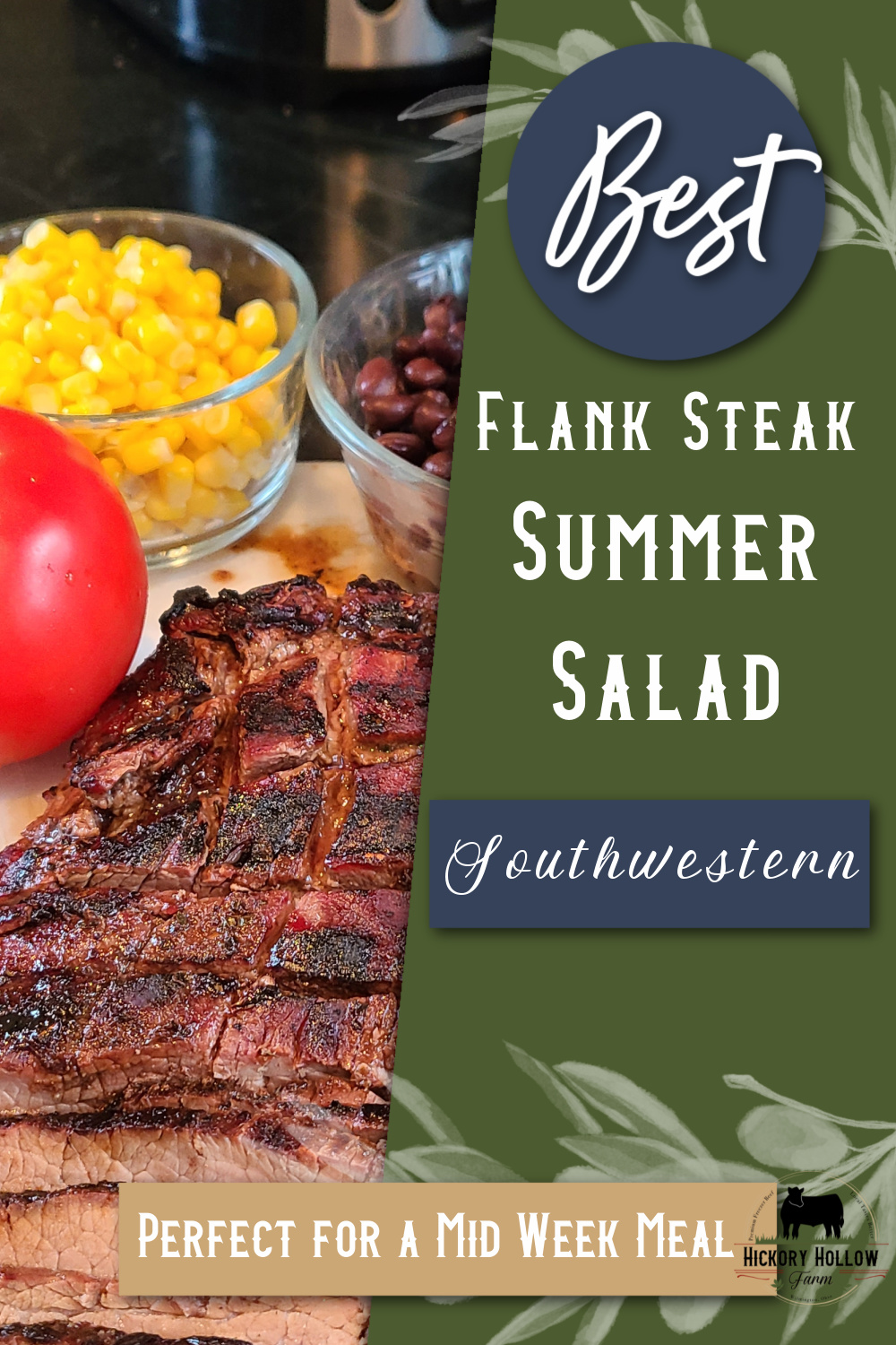 Grilled Summer Flank Steak Salad