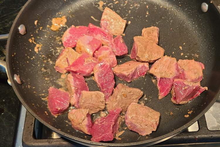 hearty beef stew with radishes