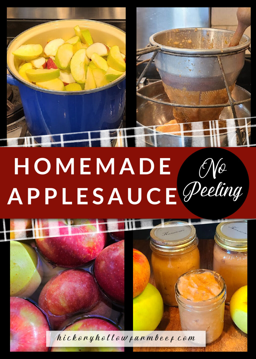 Make homemade applesauce with these simple no sugar recipe! 