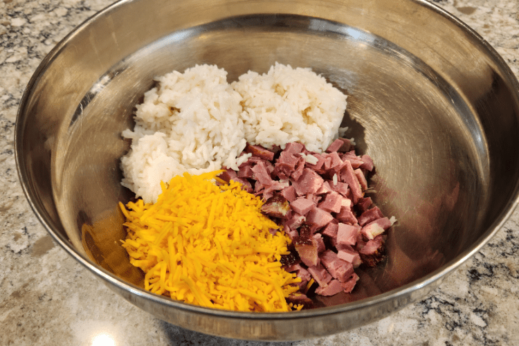 ham casserole with rice and cheese
