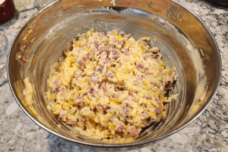 leftover ham and rice casserole
