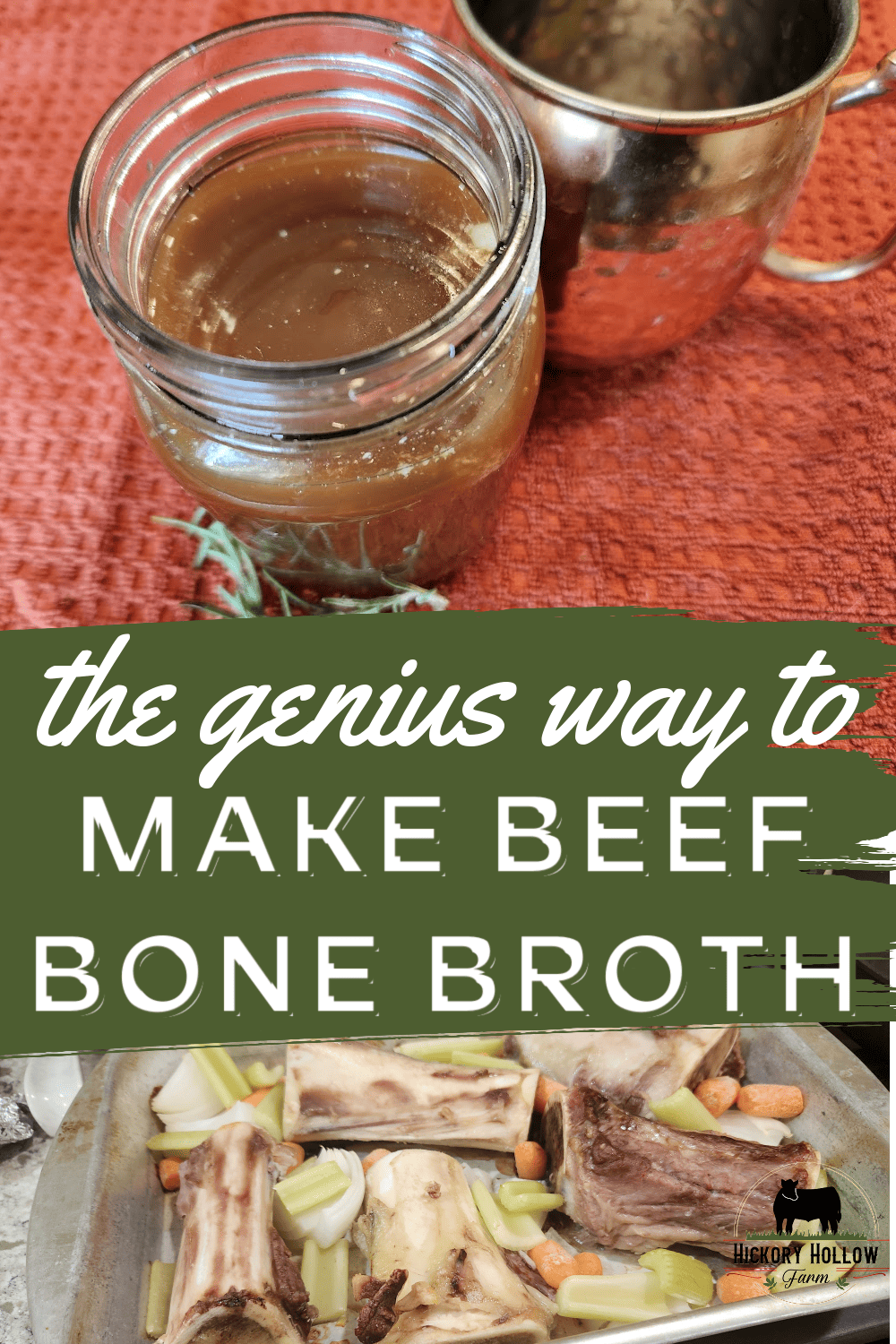 Learn how to make beef bone broth the simple way, in the slow cooker! Bone broth is super healthy and full of vitamins. Use your wholesale beef bones for a homestead friendly project
