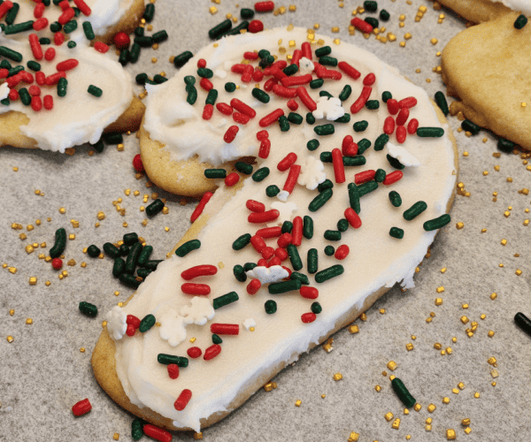soft holiday Almond sugar cookies