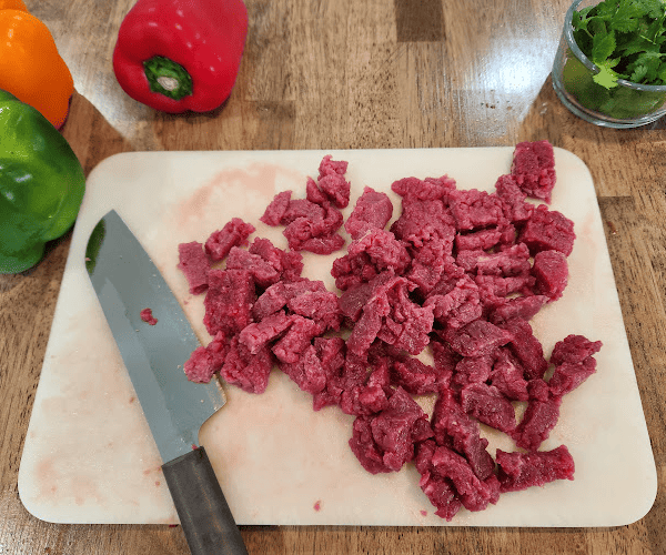 Easy beef fajitas in the oven