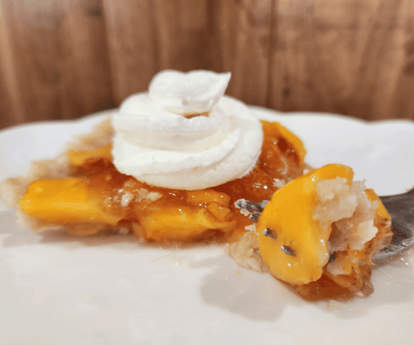 fresh peach pie no bake recipe