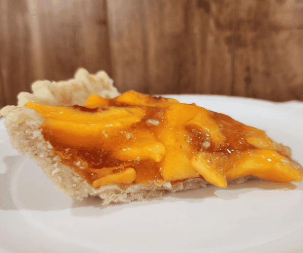 fresh peach pie no bake recipe