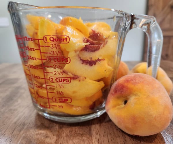 fresh peach pie no bake recipe