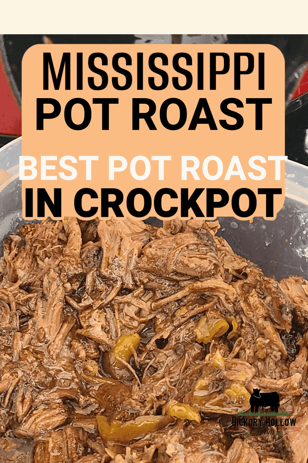 Mississippi pot roast crockpot recipe