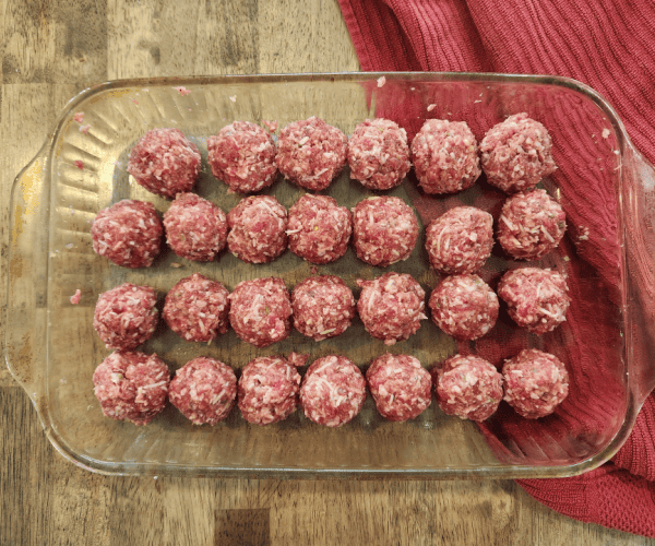 Easy Carnivore Meatballs with Mozzarella and Alfredo Sauce